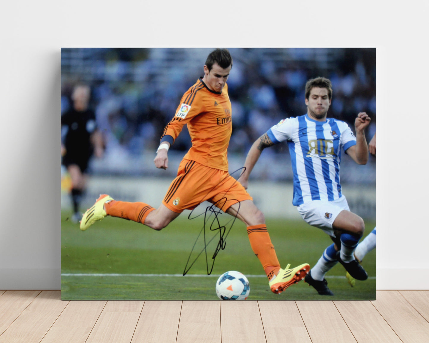 Gareth Bale Real Madrid Powerful Shot Match Action LA Liga Soccer Print 16x20 Unframed Print soccer wall art print – Soccer Prints decor