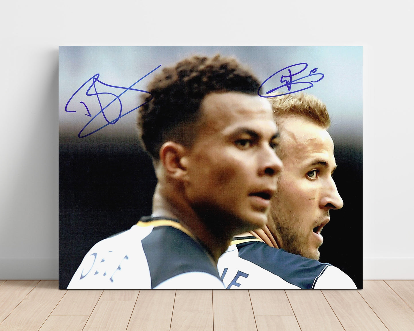 Harry Kane and Dele Alli England Dual Match Focus Soccer Print 16x20 Unframed Print soccer wall art print – Soccer Prints decor