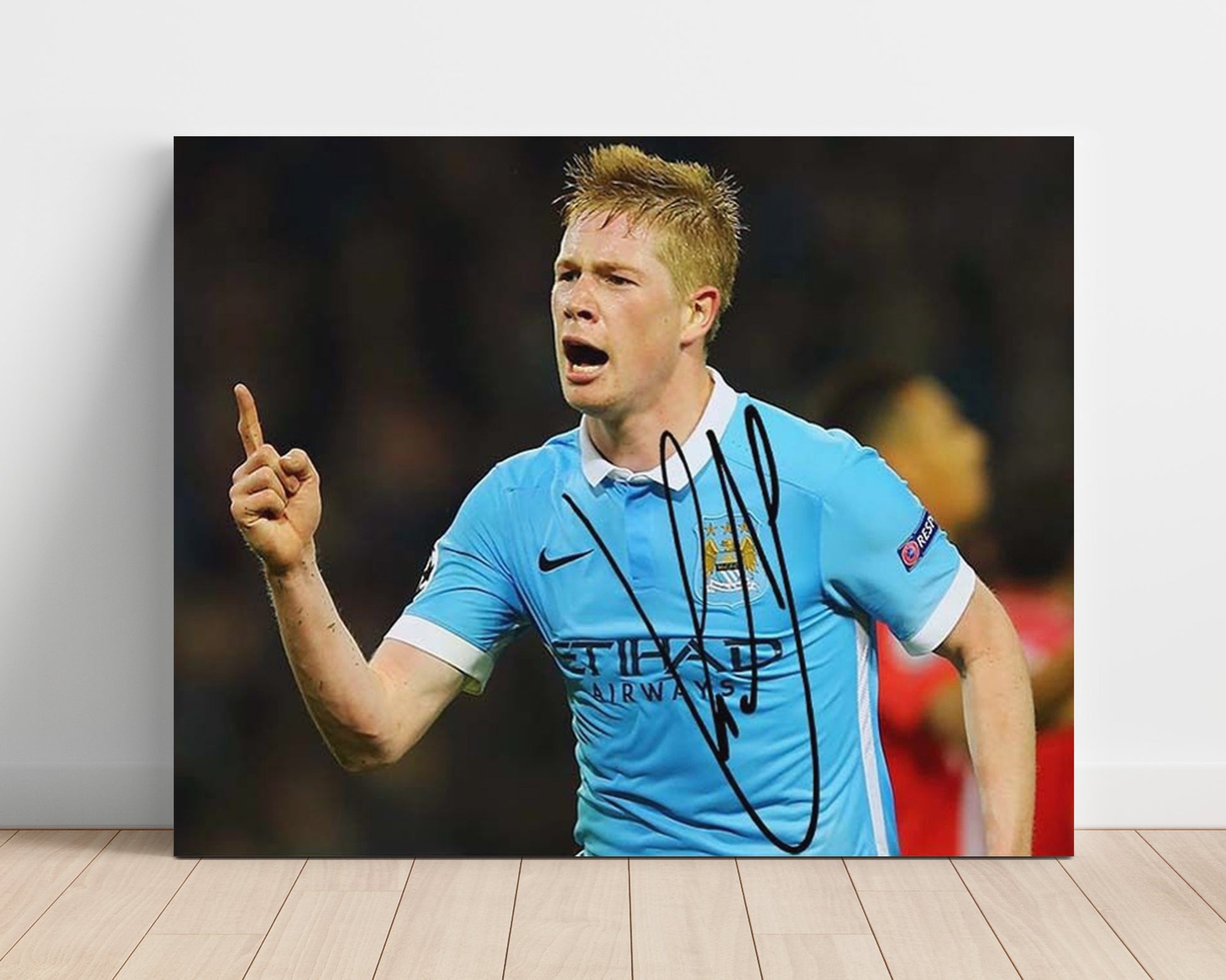 Kevin De Bruyne Manchester City Midfield Genius Playmaker Soccer Print 16x20 Unframed Print soccer wall art print – Soccer Prints decor