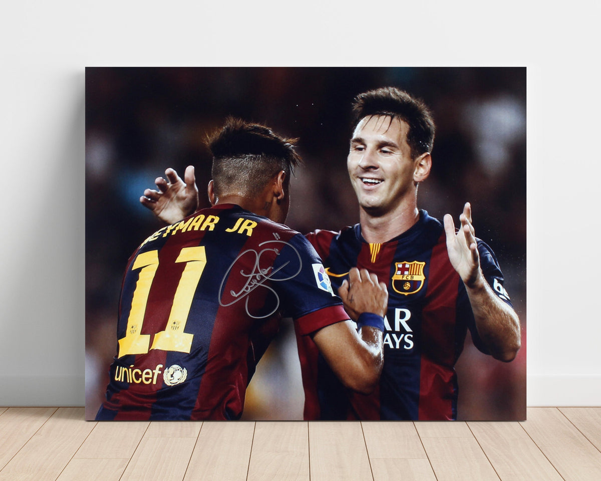 Neymar Jr. – Barcelona Arms Raised Goal Celebration unframed semi-gloss poster print