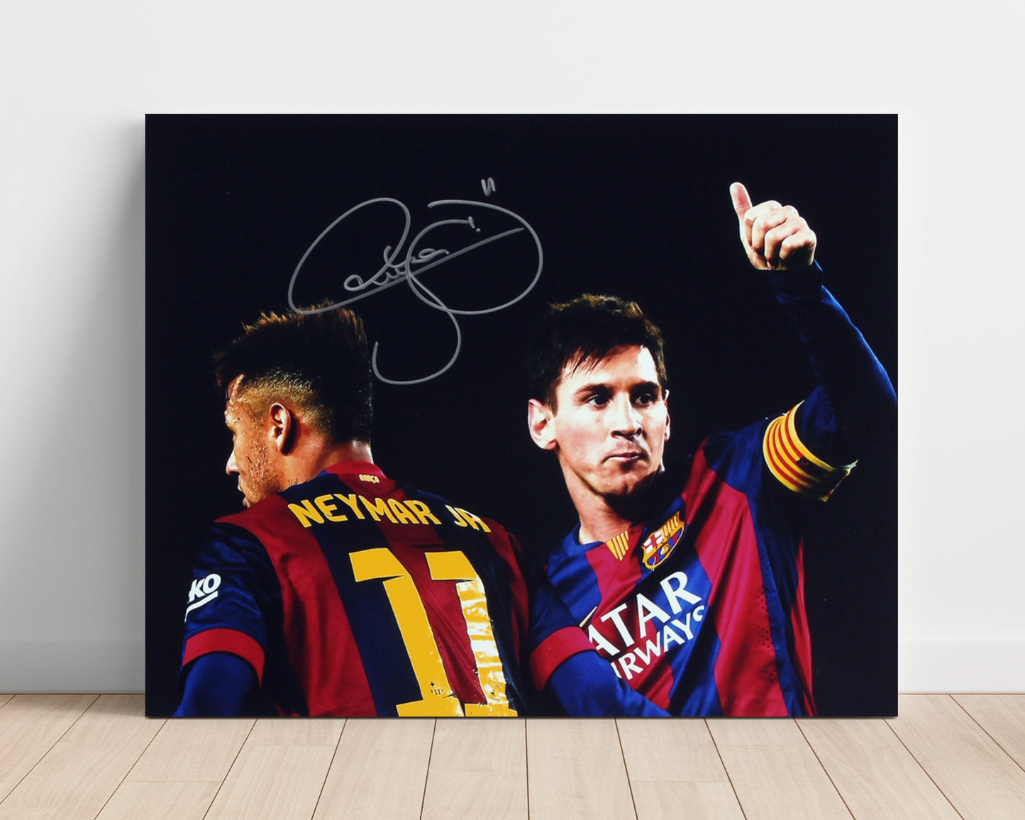 Neymar Jr FC Barcelona Match Celebration Moment Soccer Print 16x20 Unframed Print soccer wall art print – Soccer Prints decor