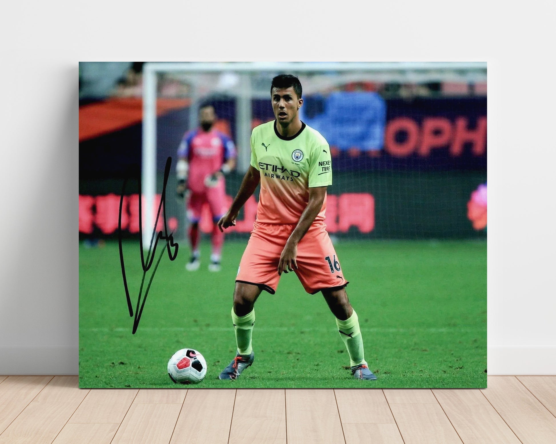 Rodri Manchester City Midfield General Stance Soccer Print 16x20 Unframed Print soccer wall art print – Soccer Prints decor