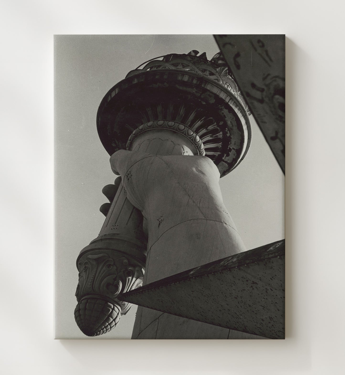Torch - Up Close with Liberty Flame - Statue of Liberty Print - 20x24 Canvas