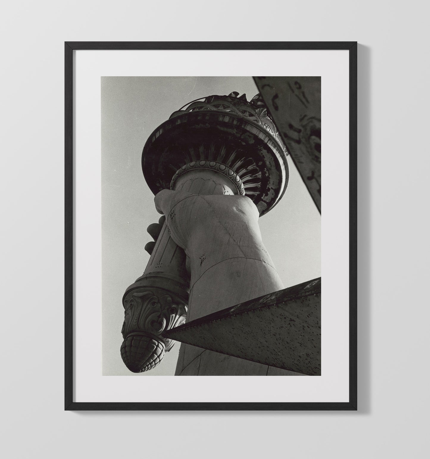 Torch - Up Close with Liberty Flame - Statue of Liberty Print - 16x20 Gallery Frame