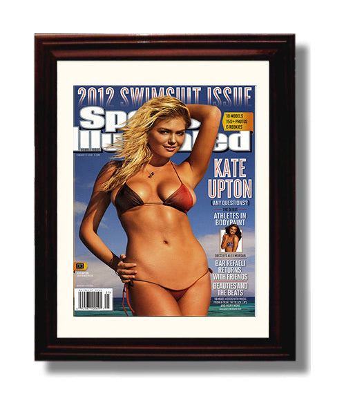 Kate Upton - 2012 SI Swimsuit Issue Cover Swimsuit Wall Art 8x10 Beveled Frame wall art print – Swimsuit Wall Art decor