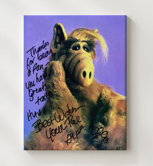 ALF - ALF Wisecracking Alien Visitor - Canvas television wall art