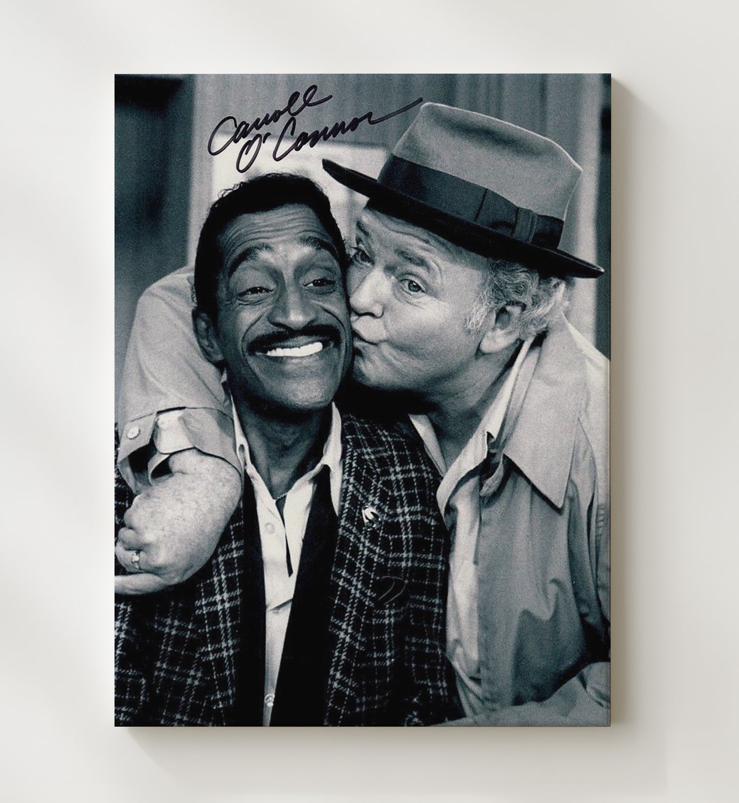 All in the Family - Carroll OConnor Archie Bunker Loudmouth Living Room Moment - Vintage Television Wall Art - 20x24 Canvas wall art print - television decor