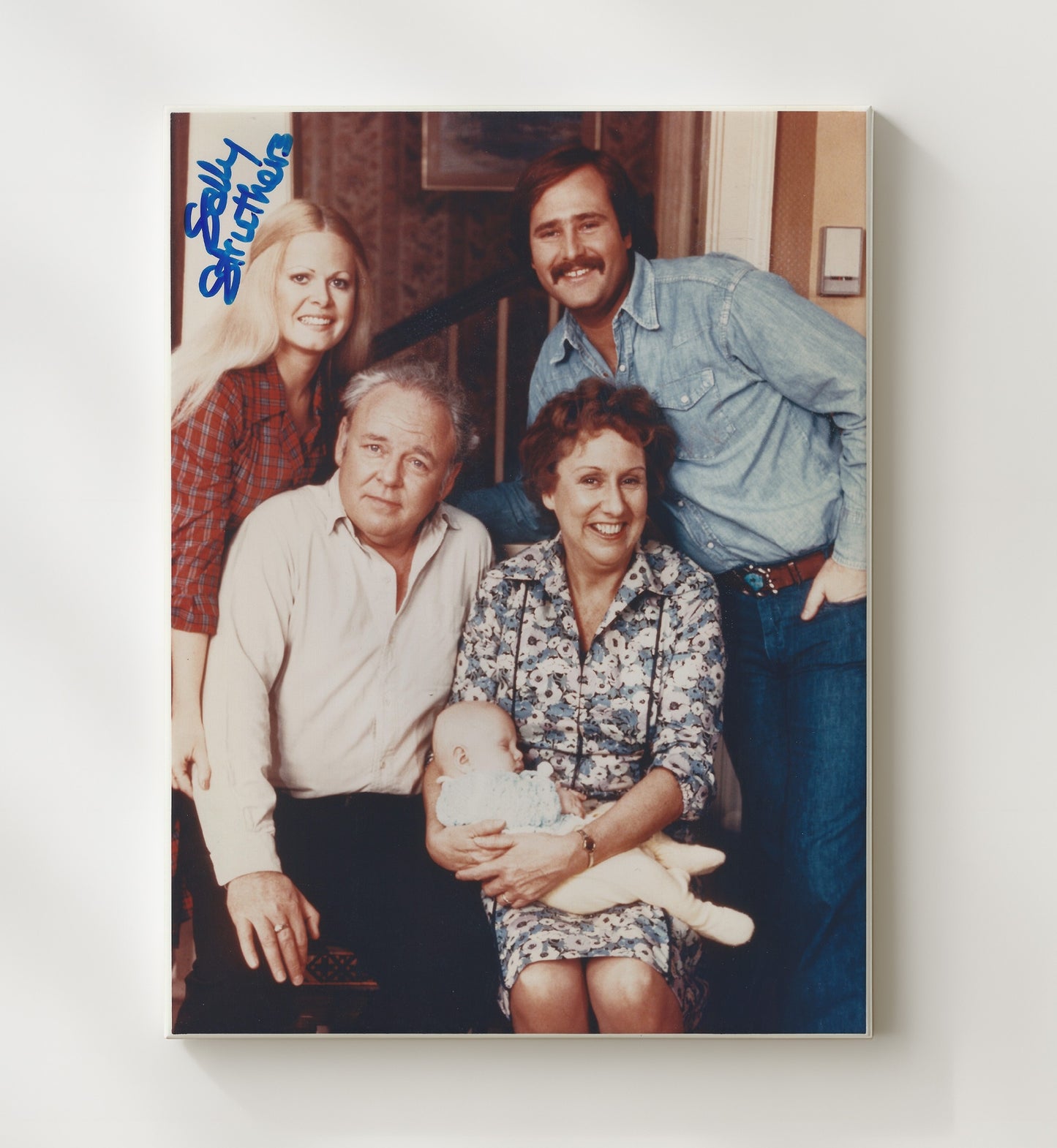All in the Family - Sally Struthers - Gloria Family Scene - Vintage Television Wall Art - 20x24 Canvas wall art print - television decor