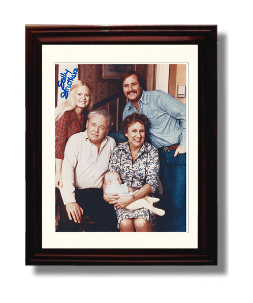 All in the Family - Sally Struthers - Gloria Family Scene - Vintage Television Wall Art - 8x10 Beveled Frame wall art print - television decor