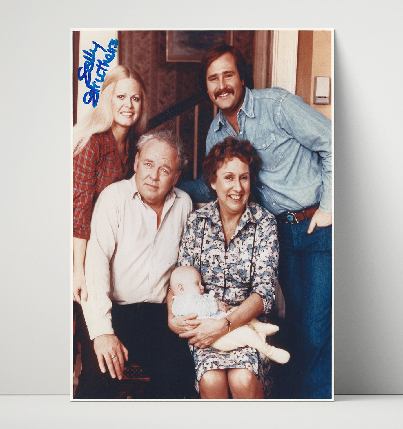 All in the Family - Sally Struthers - Gloria Family Scene - Vintage Television Wall Art - 16x20 Unframed Print wall art print - television decor