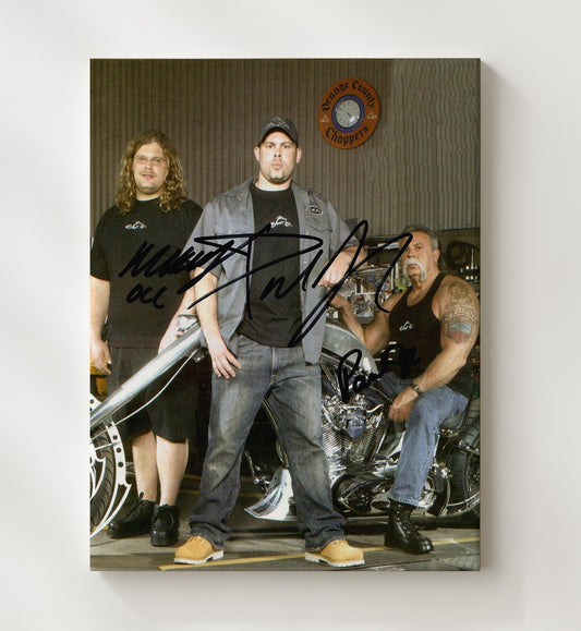 American Choppers - Teutul Family Custom Bike Builders - Canvas television wall art
