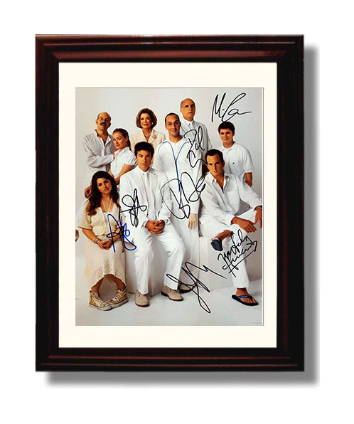 Arrested Development - Bluth Family Dysfunctional Comedy Ensemble - Vintage Television Wall Art - 8x10 Beveled Frame wall art print - television decor