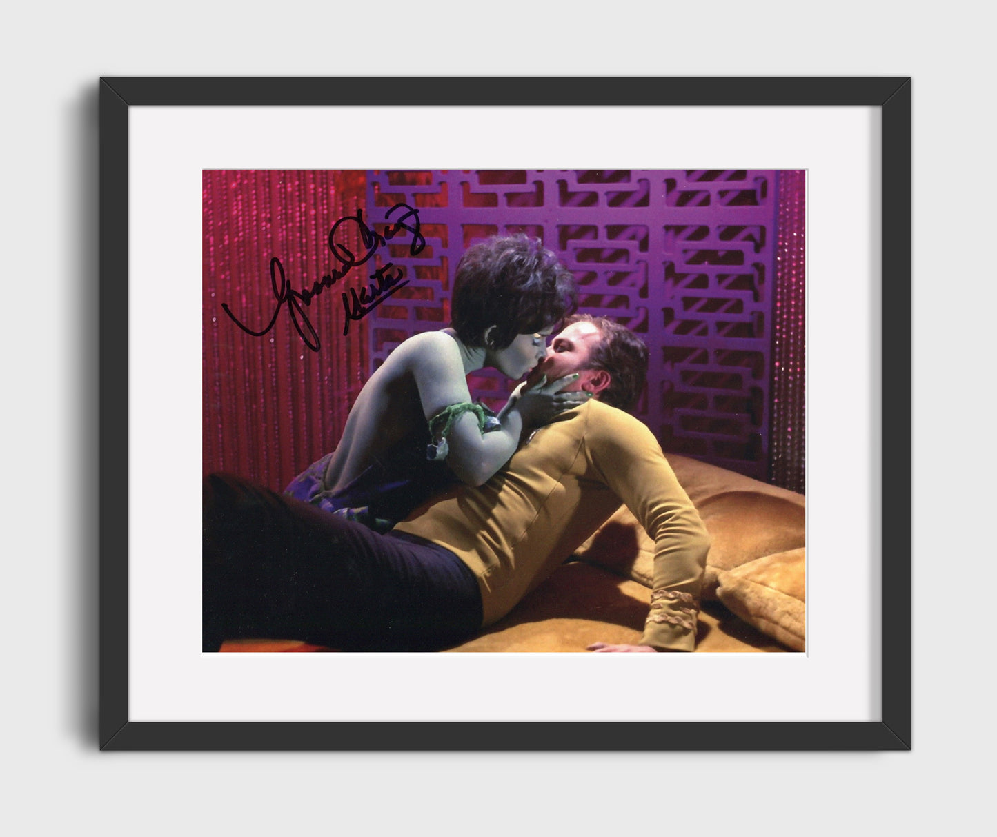 Batman - Yvonne Craig (Batgirl) Classic Batgirl - Vintage Television Wall Art - 16x20 Gallery Frame wall art print - television decor