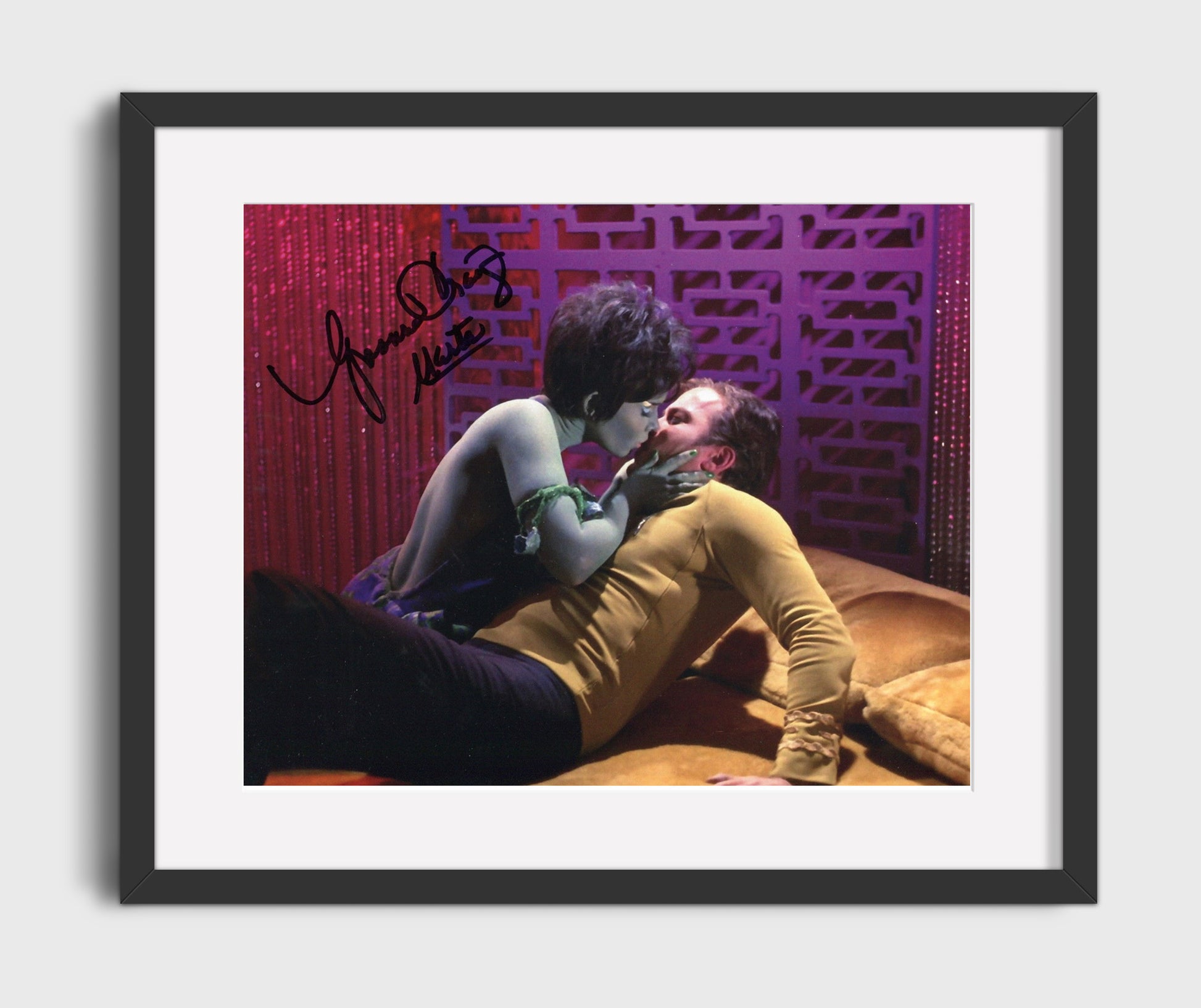 Batman - Yvonne Craig (Batgirl) Classic Batgirl - Vintage Television Wall Art - 16x20 Gallery Frame wall art print - television decor