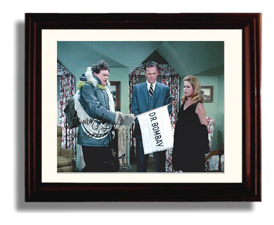 Bewitched - Bernard Fox (Dr. Bombay) Magical House Call Scene - Vintage Television Wall Art - 8x10 Beveled Frame wall art print - television decor