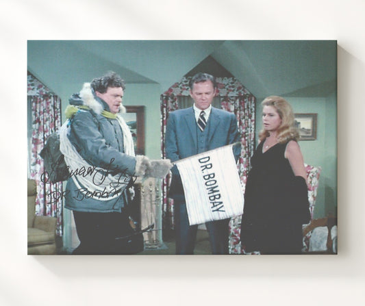 Bewitched - Bernard Fox (Dr. Bombay) Magical House Call Scene - Canvas television wall art