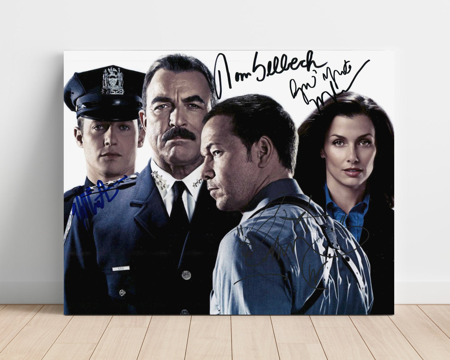 Blue Bloods - Tom Selleck (Frank Reagan) Ensemble Cast Police Drama - Vintage Television Wall Art - 16x20 Unframed Print wall art print - television decor