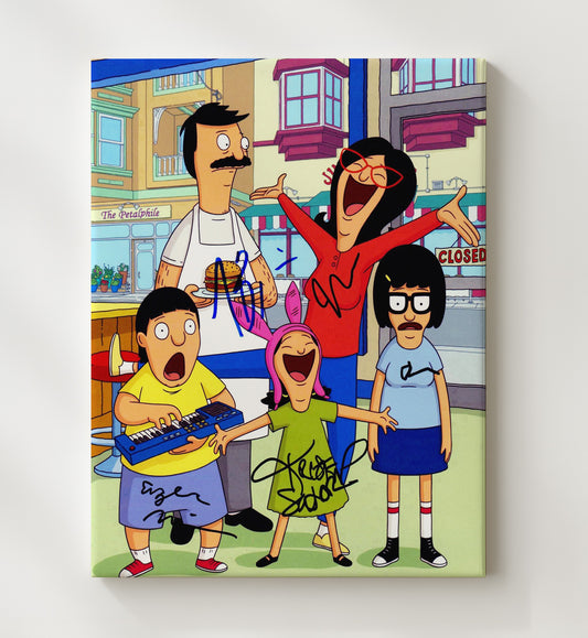 Bob's Burgers - H Jon Benjamin Belcher Family Animated Chaos - Canvas television wall art