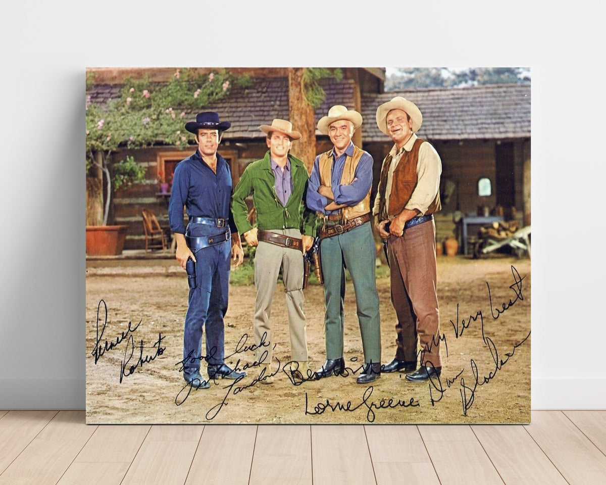 Bonanza – Cartwright Family Western Ranch Scene unframed semi-gloss poster print