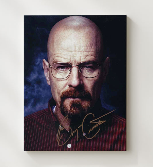 Breaking Bad - Bryan Cranston Walter White Heisenberg Intense Close - Canvas television wall art