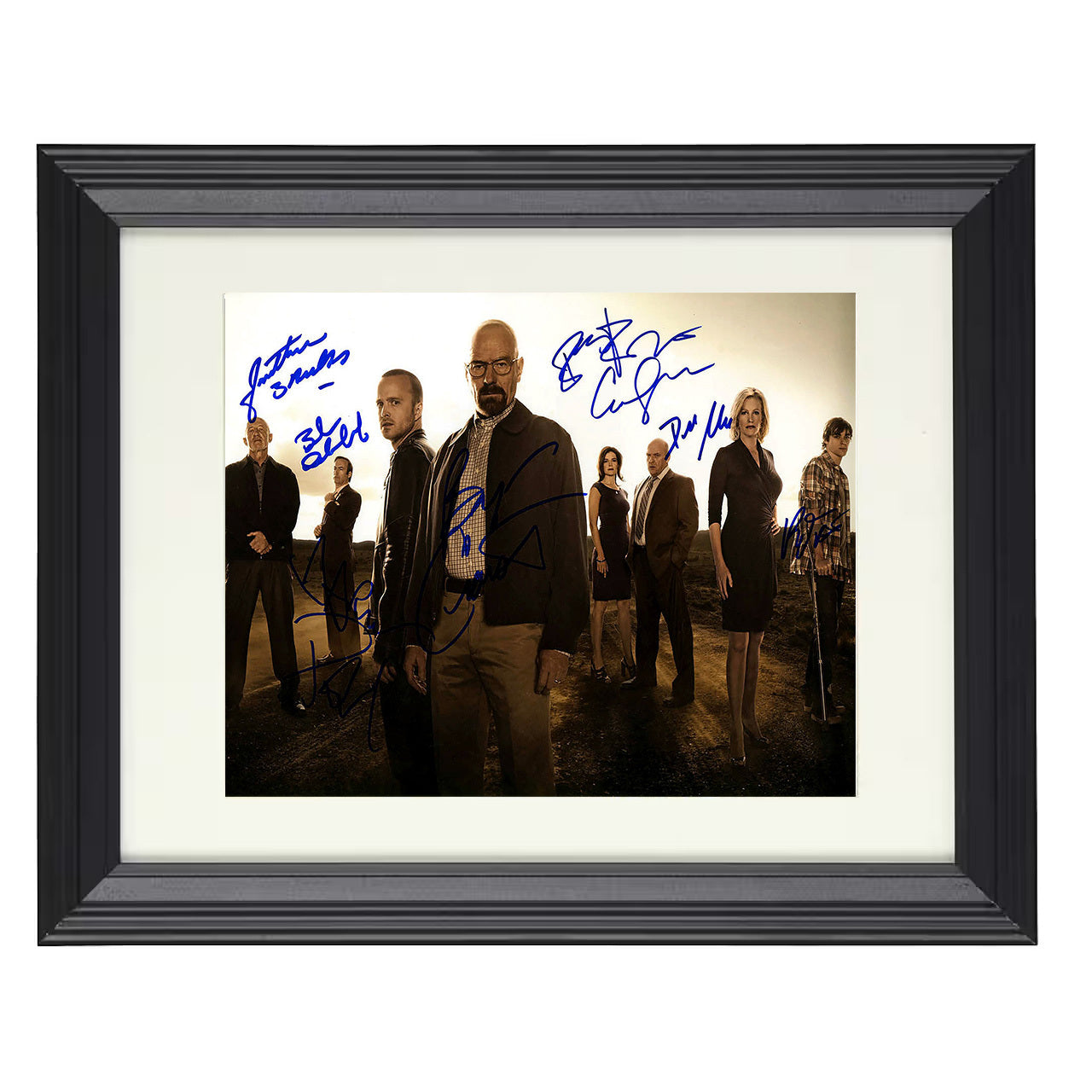 Breaking Bad – Bryan Cranston (Walter White) Cast Alt – 8x10 black beveled framed television wall art