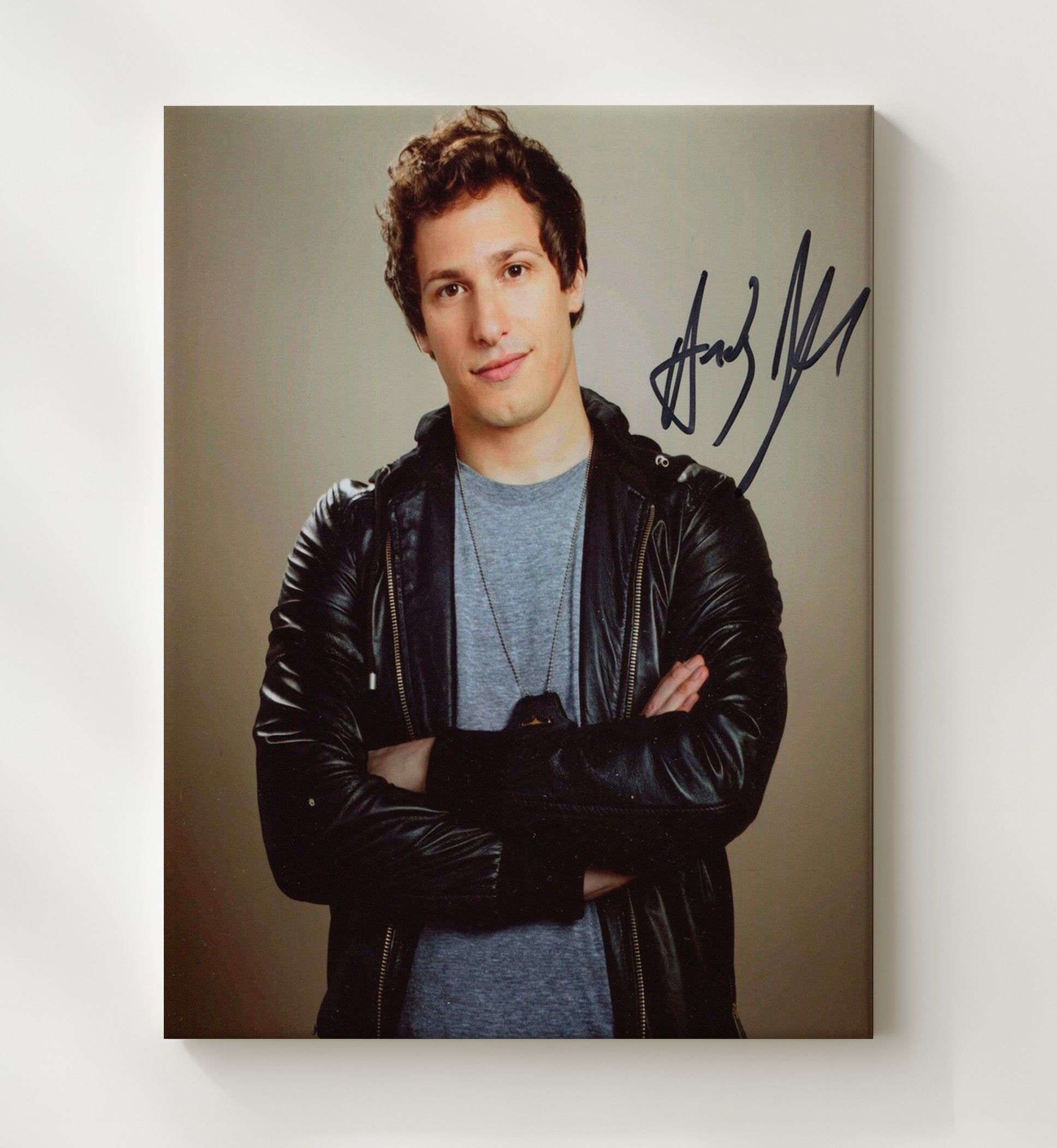 Brooklyn Nine Nine - Andy Samberg Comedy Cop Energy - Vintage Television Wall Art - 20x24 Canvas wall art print - television decor