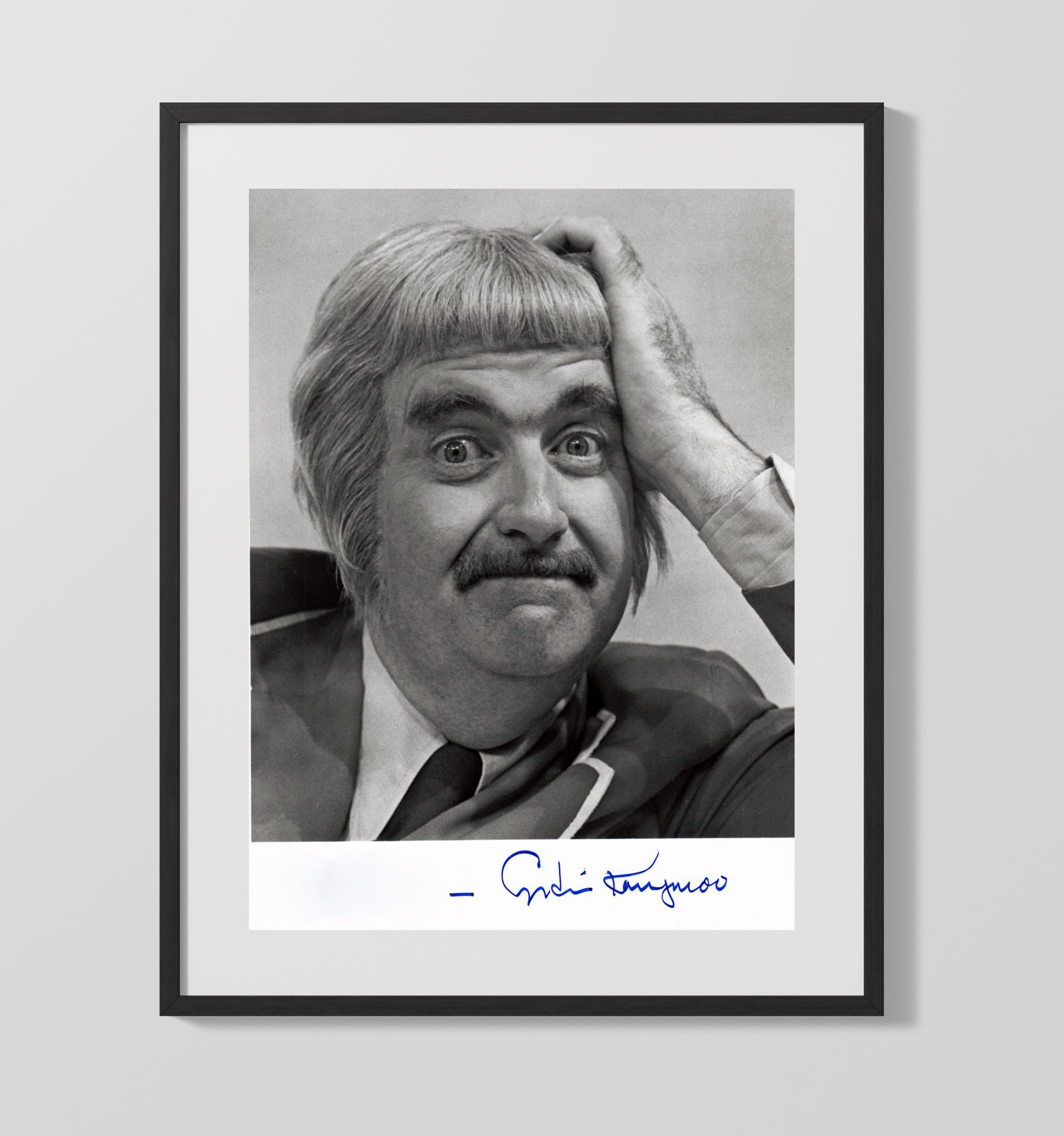 Captain Kangaroo - Bob Keeshan Whimsical Kids TV Host - Vintage Television Wall Art - 16x20 Gallery Frame wall art print - television decor