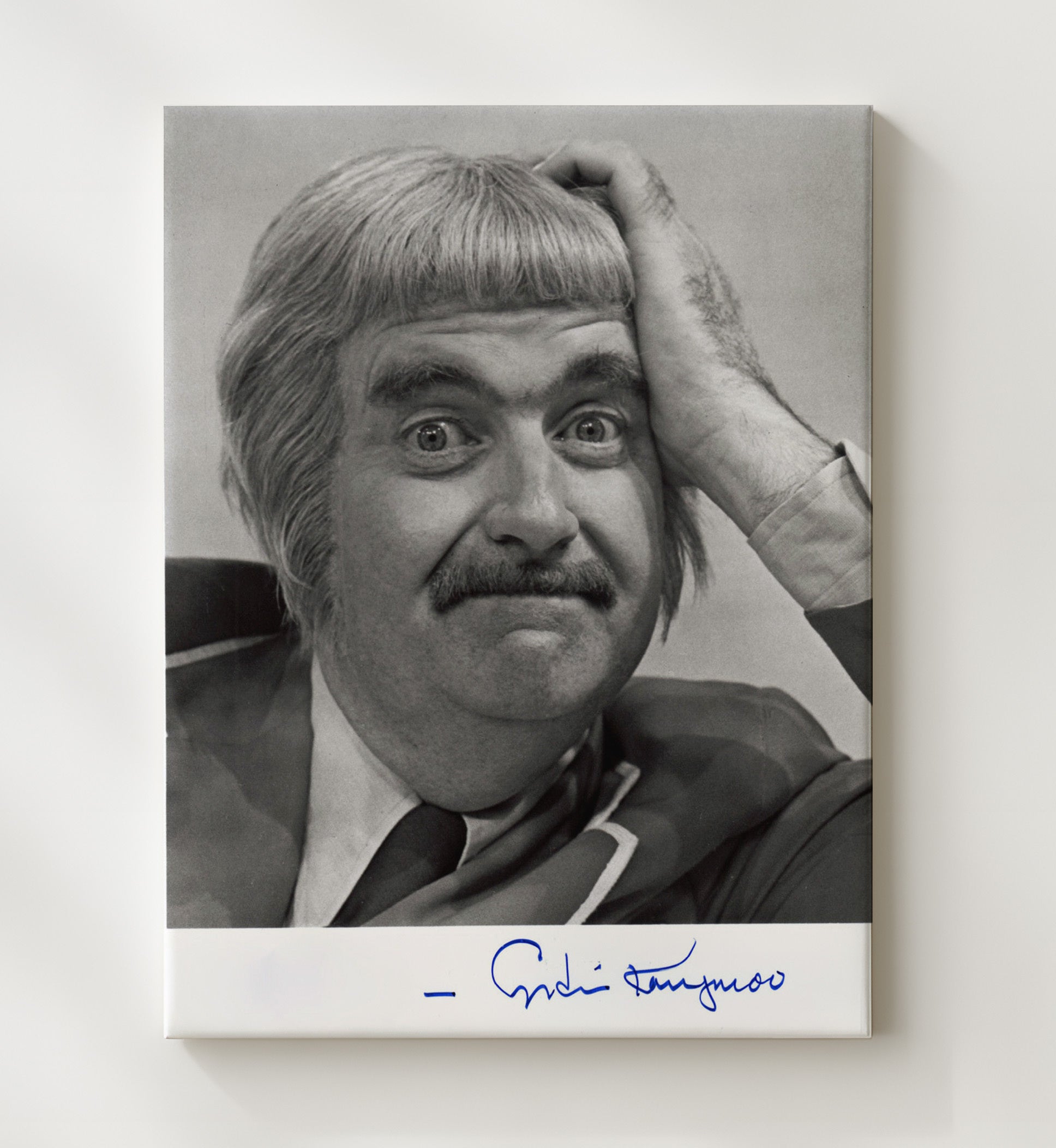 Captain Kangaroo - Bob Keeshan Whimsical Kids TV Host - Vintage Television Wall Art - 20x24 Canvas wall art print - television decor
