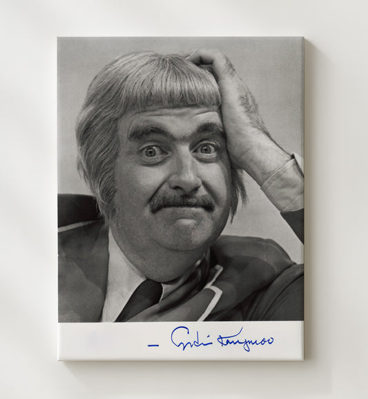 Captain Kangaroo - Bob Keeshan Whimsical Kids TV Host - Canvas television wall art