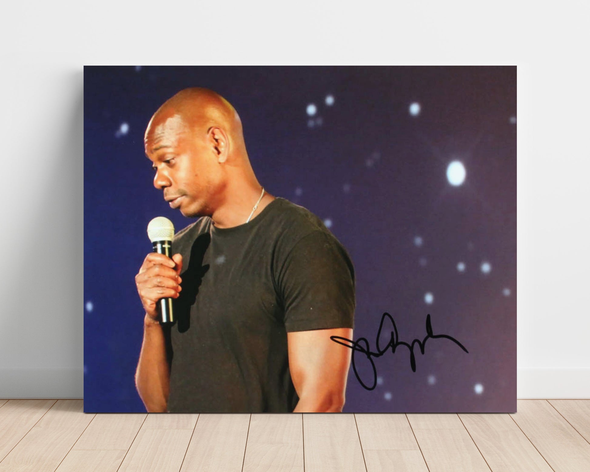Chappelles Show - Dave Chappelle (Himself) Stand-Up Microphone Stage Scene - Vintage Television Wall Art - 16x20 Unframed Print wall art print - television decor