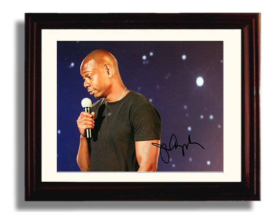 Chappelles Show - Dave Chappelle (Himself) Stand-Up Microphone Stage Scene - Vintage Television Wall Art - 8x10 Beveled Frame wall art print - television decor