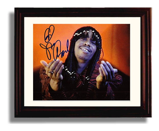 Chappelles Show - Dave Chappelle (Rick James) Rick James Comedy Sketch Scene - Vintage Television Wall Art - 8x10 Beveled Frame wall art print - television decor