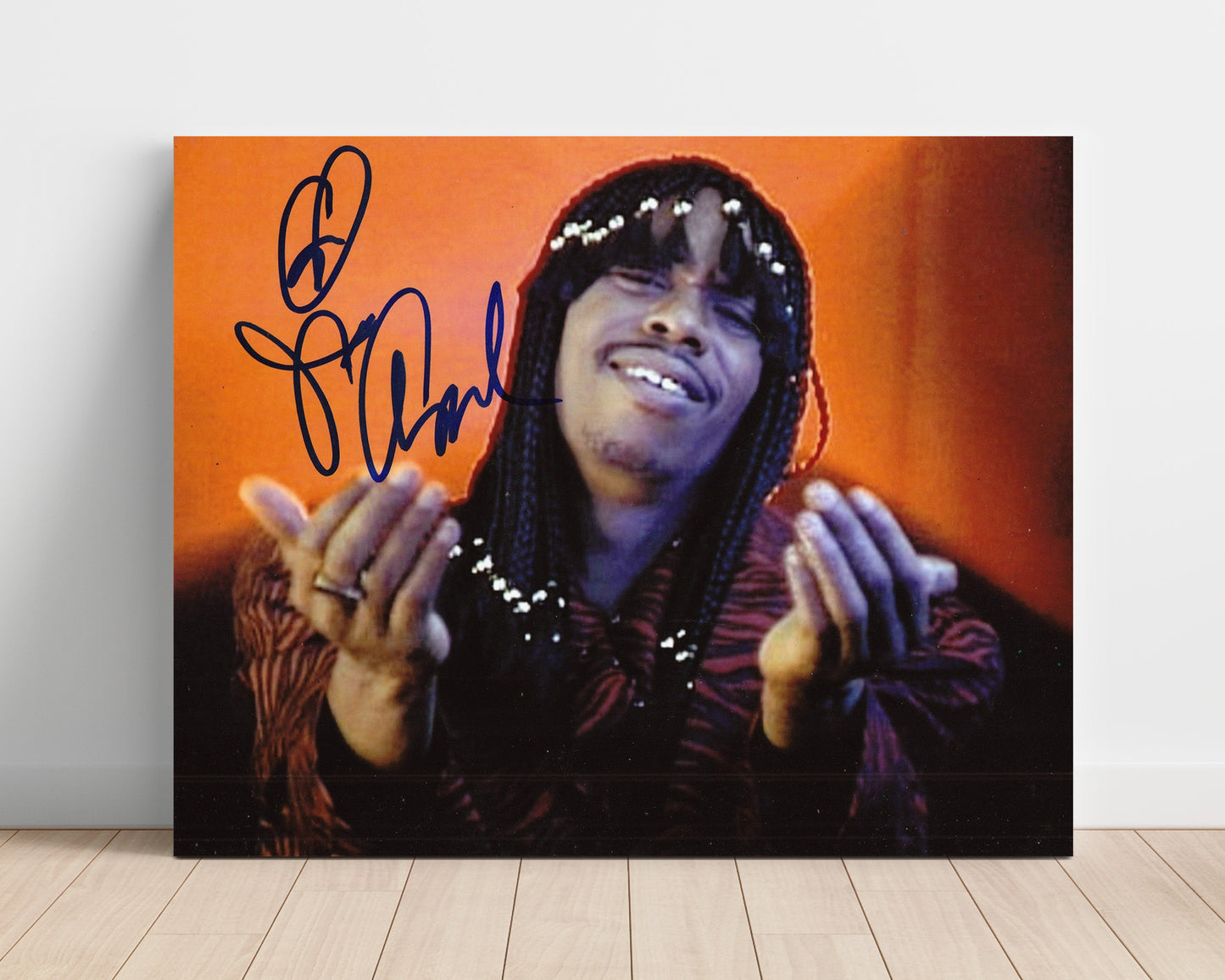 Chappelles Show - Dave Chappelle (Rick James) Rick James Comedy Sketch Scene - Vintage Television Wall Art - 16x20 Unframed Print wall art print - television decor