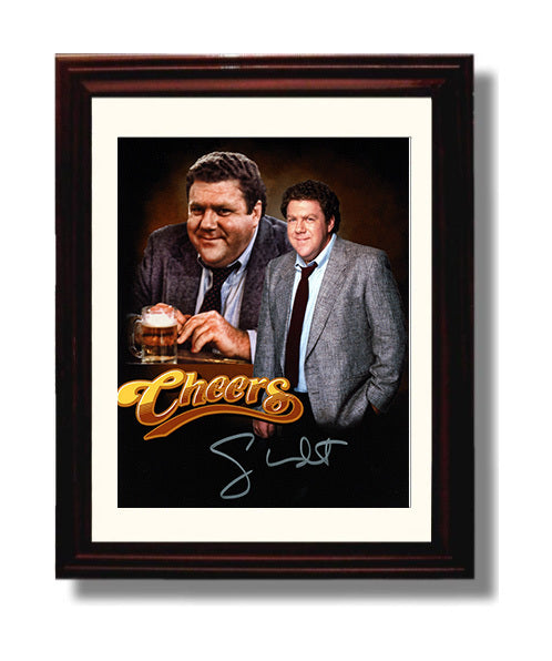 Cheers - George Wendt Norm Character Promo Poster - Vintage Television Wall Art - 8x10 Beveled Frame wall art print - television decor