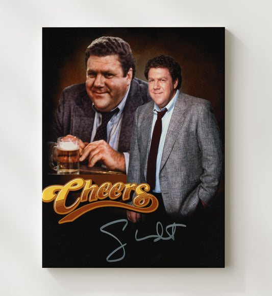 Cheers - George Wendt Norm Character Promo Poster - Canvas television wall art