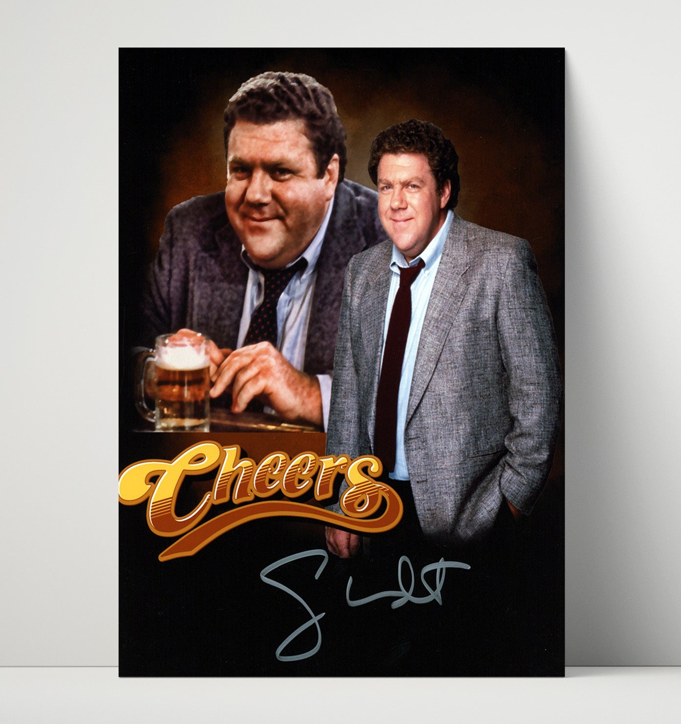 Cheers - George Wendt Norm Character Promo Poster - Vintage Television Wall Art - 16x20 Unframed Print wall art print - television decor