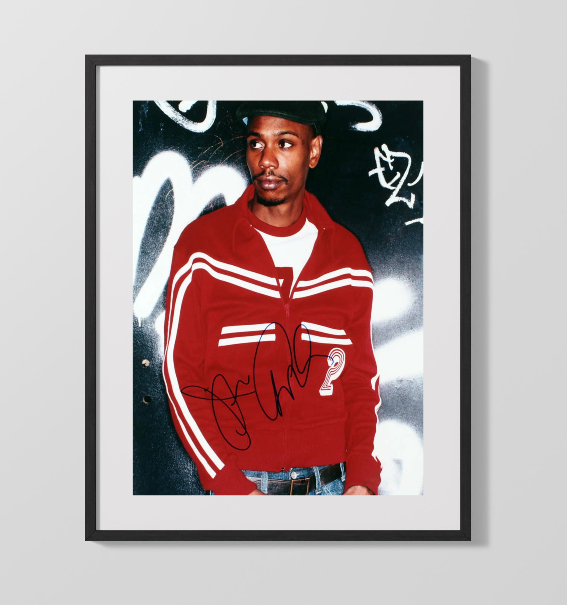 Dave Chappelle - StandUp Icon Street Style - Vintage Television Wall Art - 16x20 Gallery Frame wall art print - television decor