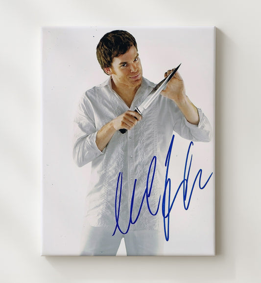 Dexter - Michael C Hall Knife Reflection - Canvas television wall art