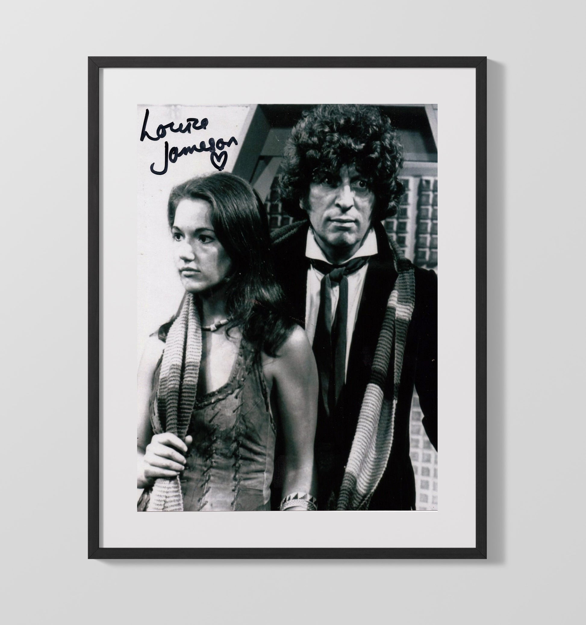 Doctor Who - Louise Jameson - Leela Companion - Vintage Television Wall Art - 16x20 Gallery Frame wall art print - television decor