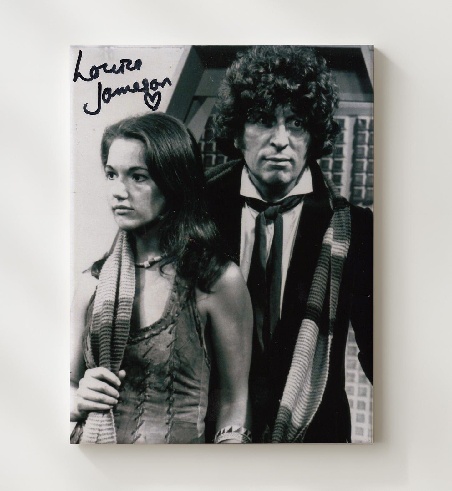 Doctor Who - Louise Jameson - Leela Companion - Vintage Television Wall Art - 20x24 Canvas wall art print - television decor