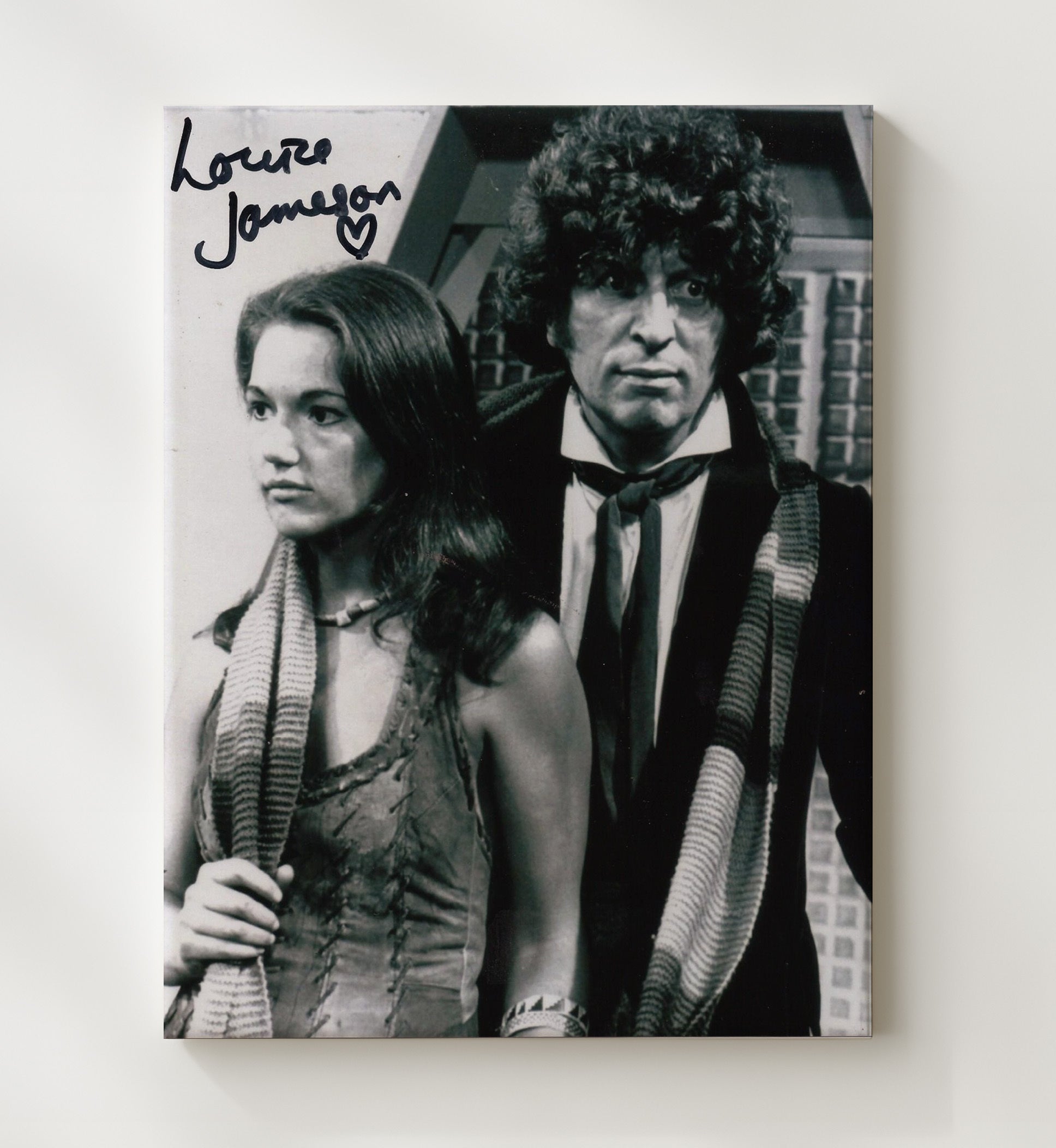 Doctor Who - Louise Jameson - Leela Companion - Vintage Television Wall Art - 20x24 Canvas wall art print - television decor