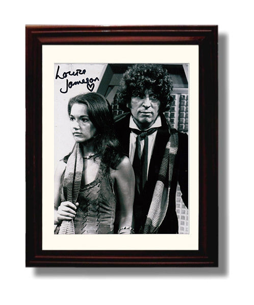 Doctor Who - Louise Jameson - Leela Companion - Vintage Television Wall Art - 8x10 Beveled Frame wall art print - television decor