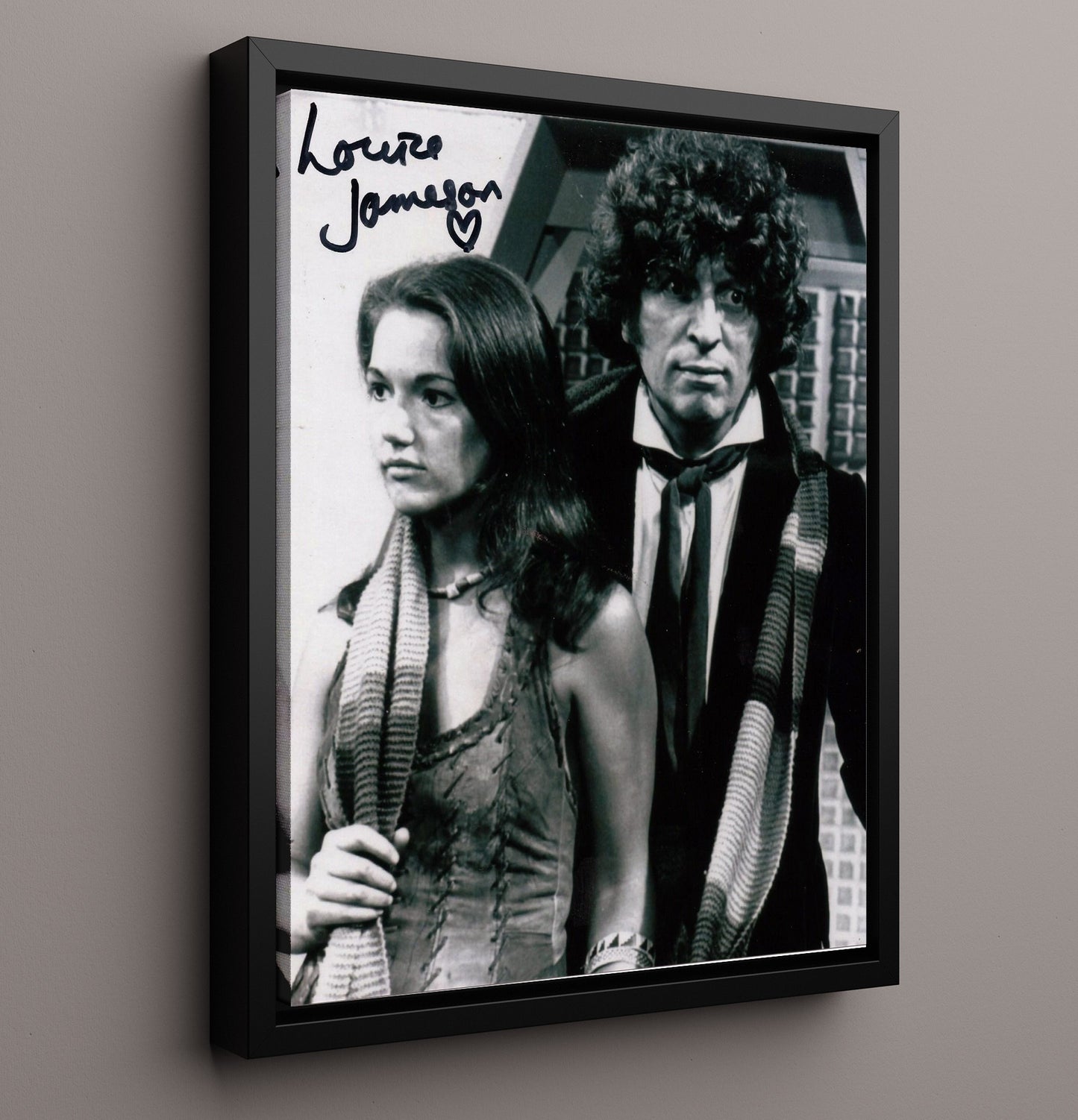 Doctor Who - Louise Jameson - Leela Companion - Vintage Television Wall Art - 16x20 Framed Canvas wall art print - television decor