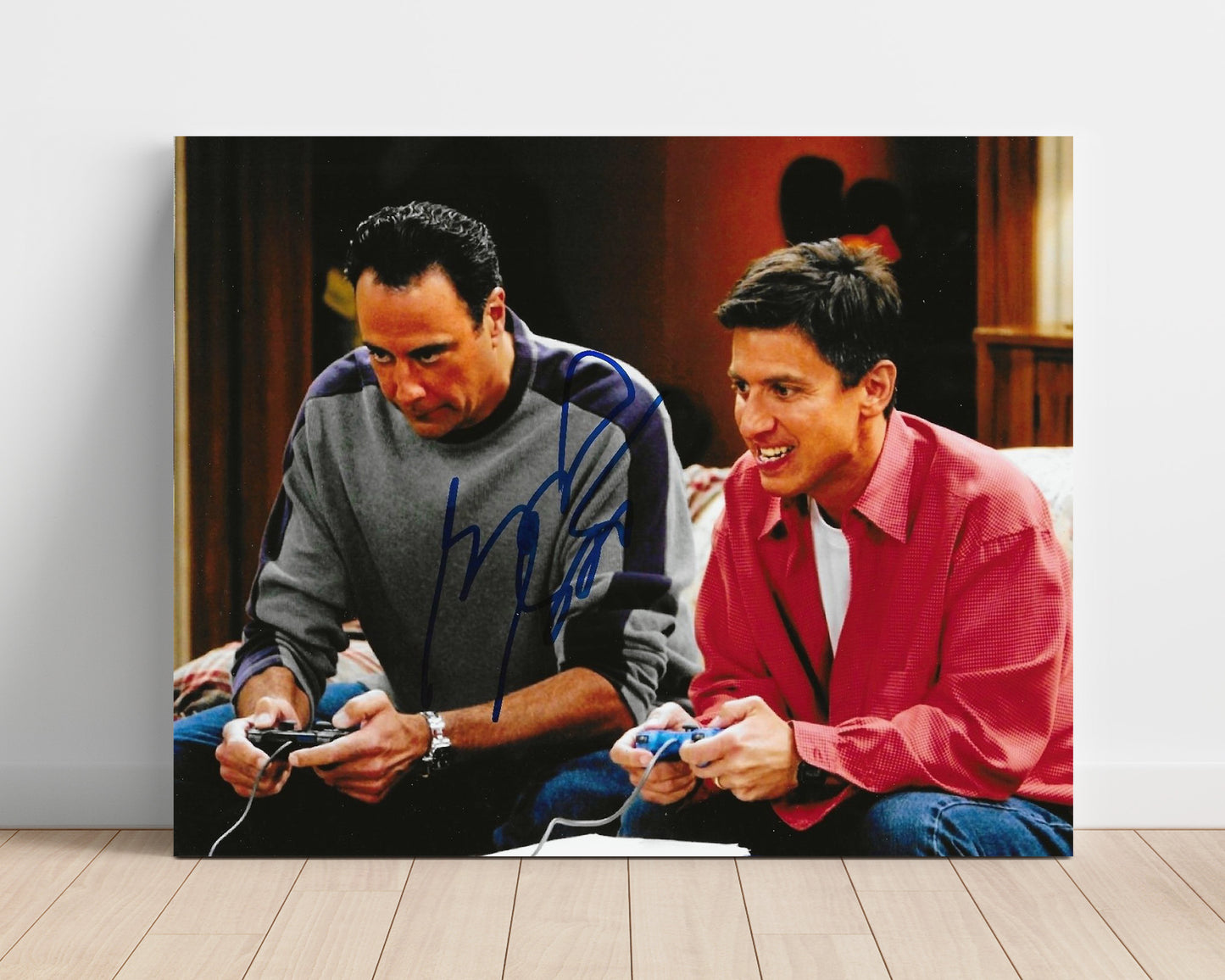 Everybody Loves Raymond - Brad Garrett (Robert Barone) Living Room Video Game Scene - Vintage Television Wall Art - 16x20 Unframed Print wall art print - television decor