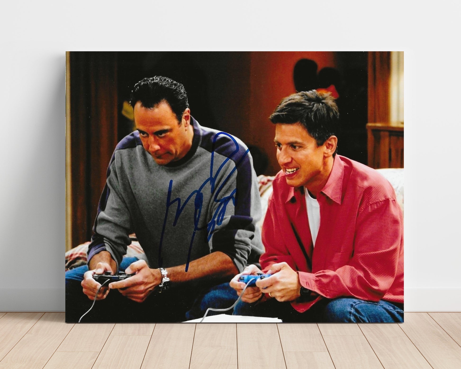 Everybody Loves Raymond - Brad Garrett (Robert Barone) Living Room Video Game Scene - Vintage Television Wall Art - 16x20 Unframed Print wall art print - television decor