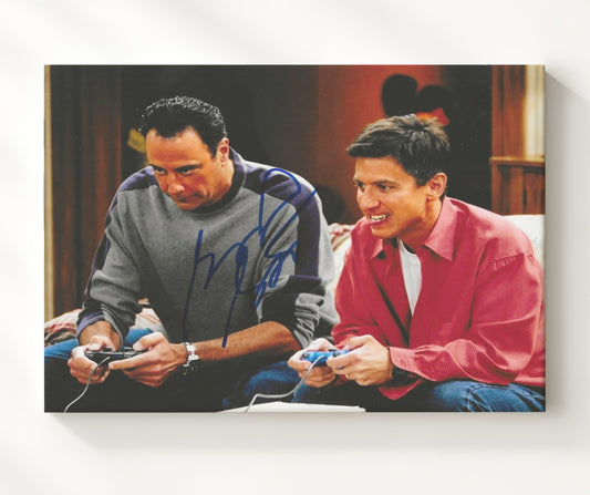 Everybody Loves Raymond - Brad Garrett (Robert Barone) Living Room Video Game Scene - Canvas television wall art