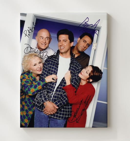 Everybody Loves Raymond - Ray Romano Family Cast Doorway - Canvas television wall art