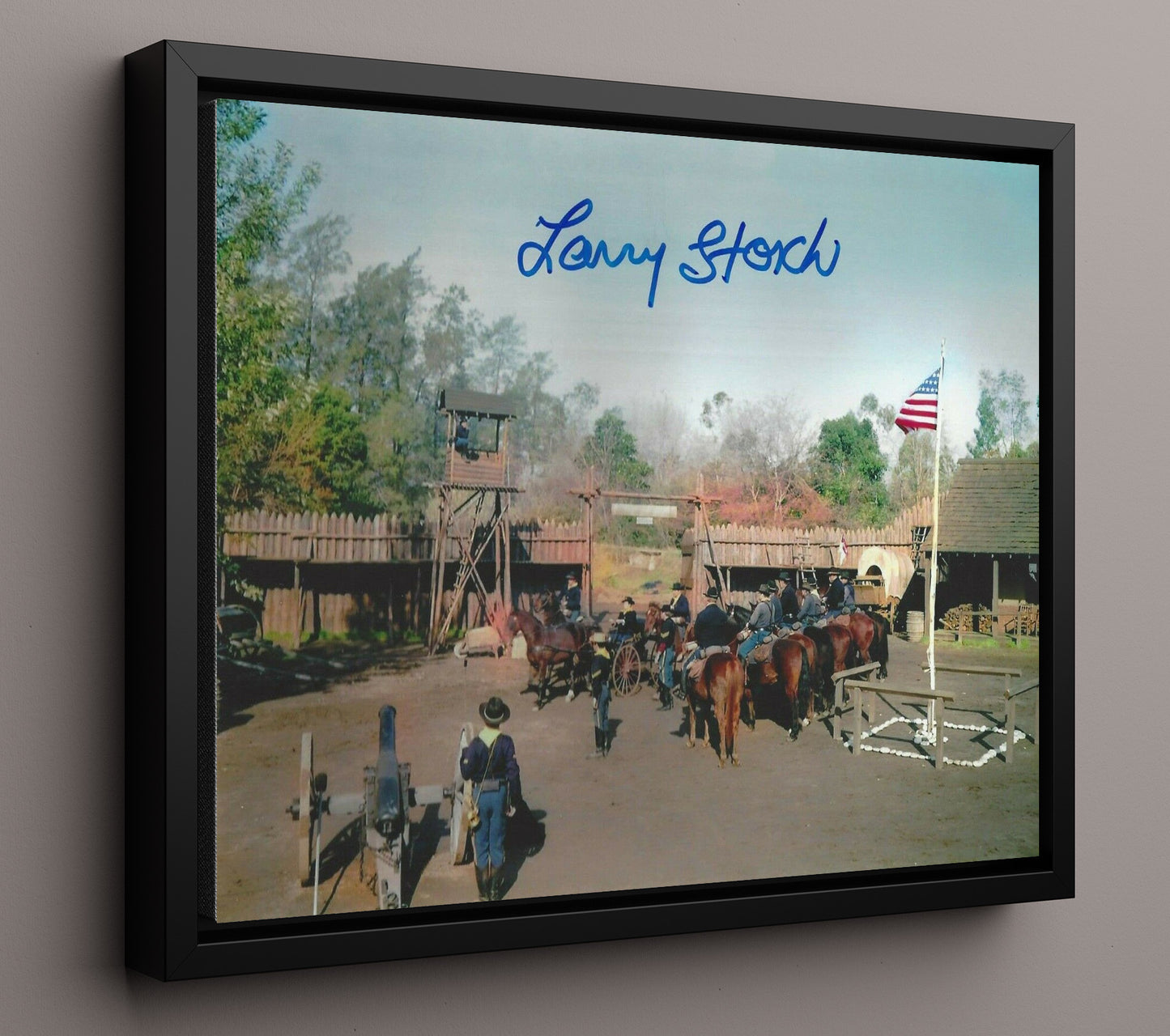 F Troop - Larry Storch (Agarn) Frontier Fort - Vintage Television Wall Art - 16x20 Framed Canvas wall art print - television decor