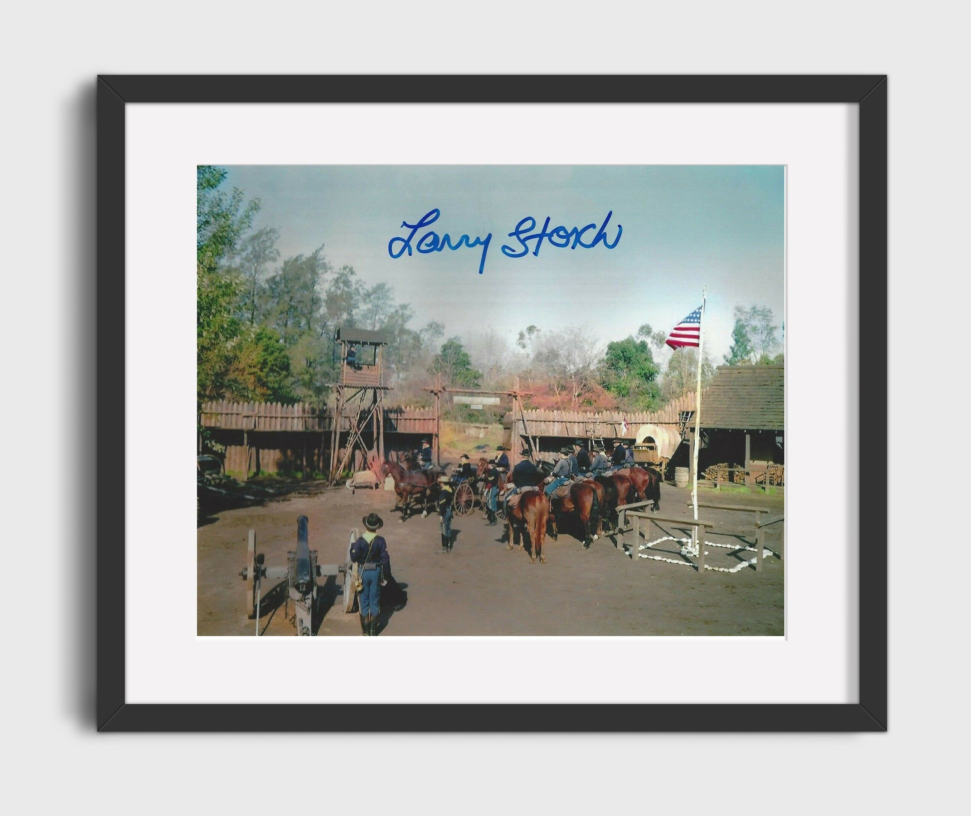 F Troop - Larry Storch (Agarn) Frontier Fort - Vintage Television Wall Art - 16x20 Gallery Frame wall art print - television decor