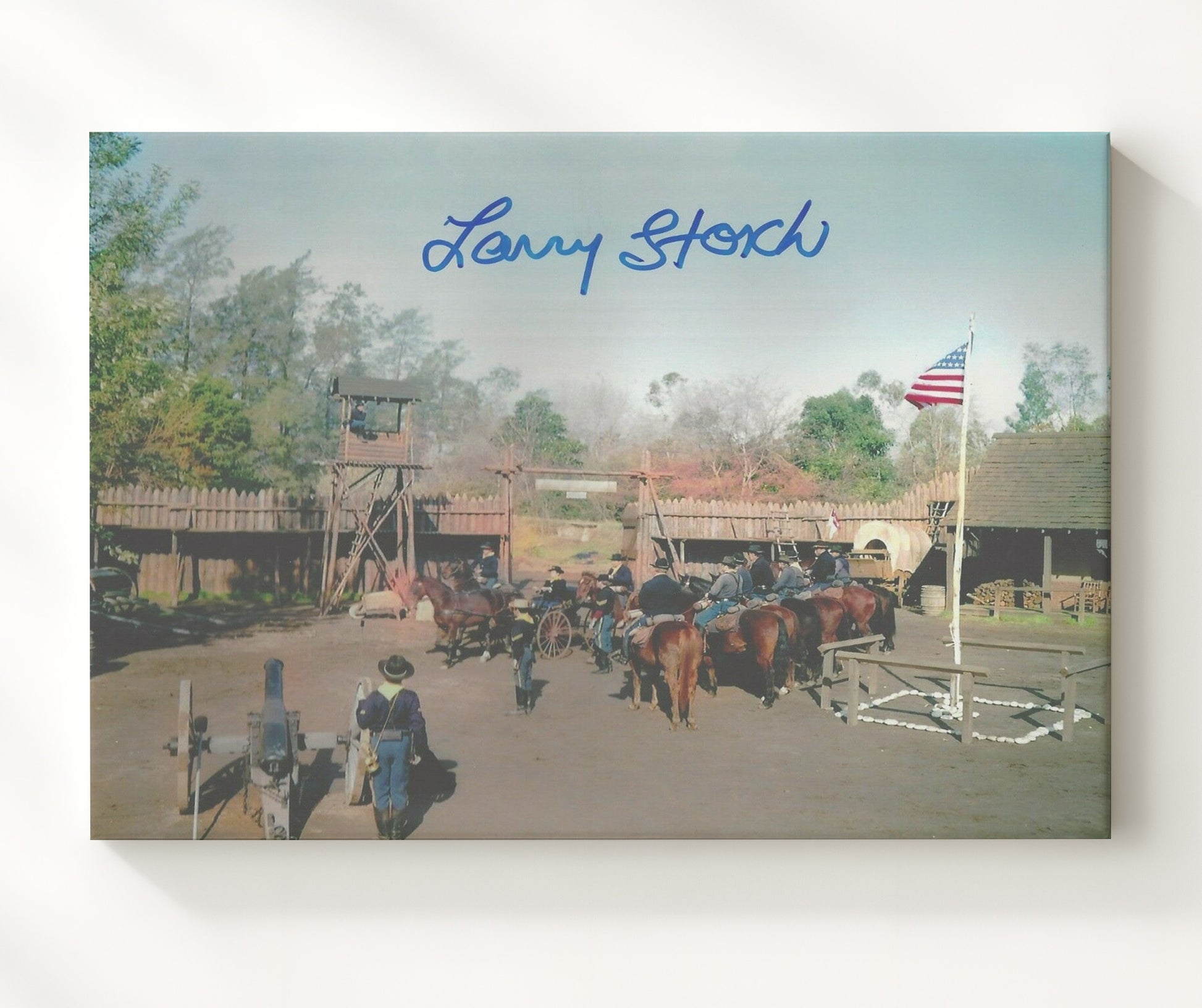 F Troop - Larry Storch (Agarn) Frontier Fort - Vintage Television Wall Art - 20x24 Canvas wall art print - television decor